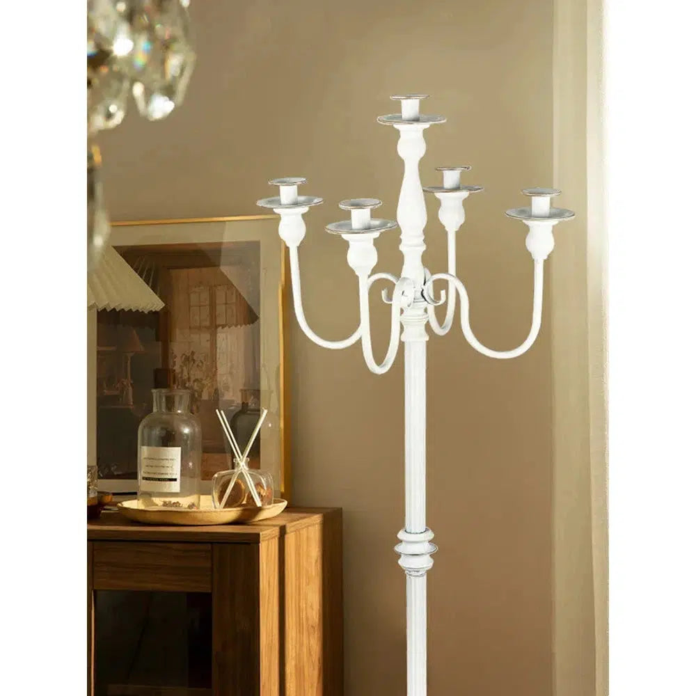 Height 160cm Luxury 5 Arm Metal Candle Holder  