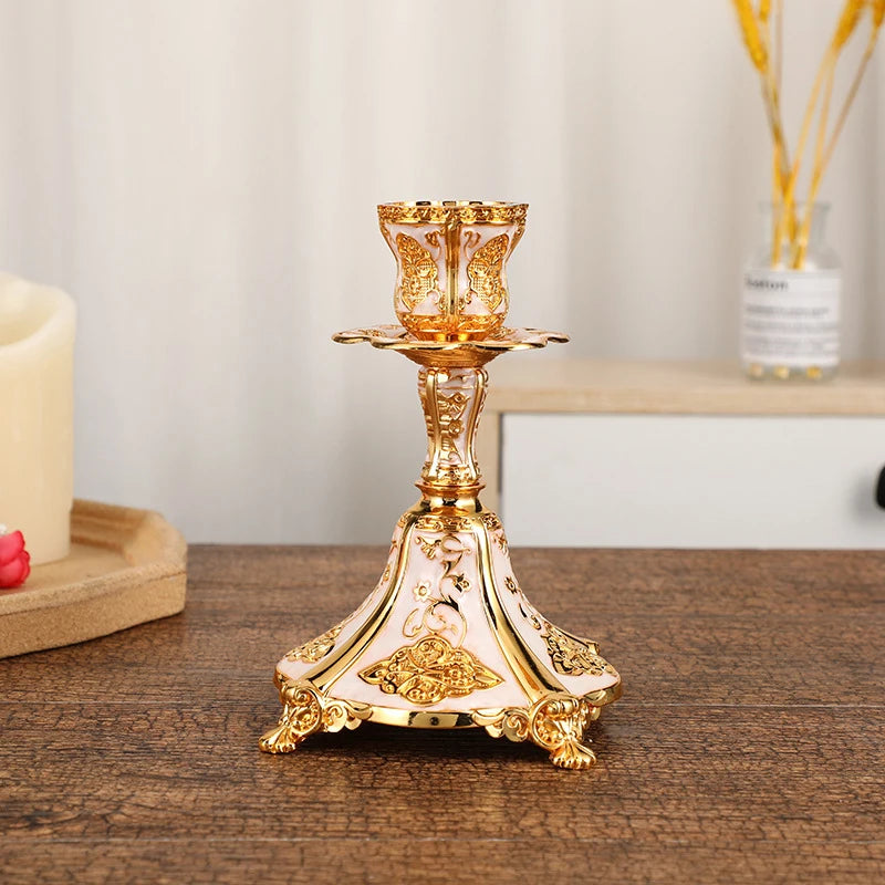 Luxury Candle Holders Tabletop Stand Candlestick  