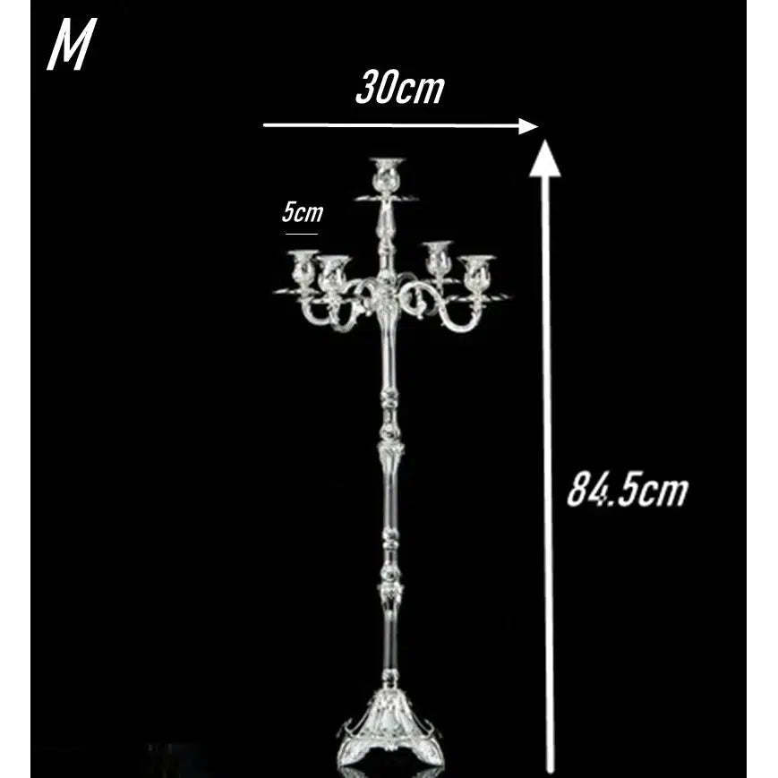 Luxury H65 /85/105cm 5lights Metal Candle Holders  