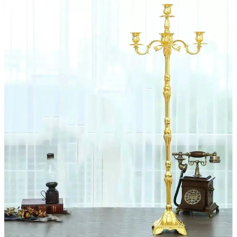 Luxury H65 /85/105cm 5lights Metal Candle Holders  