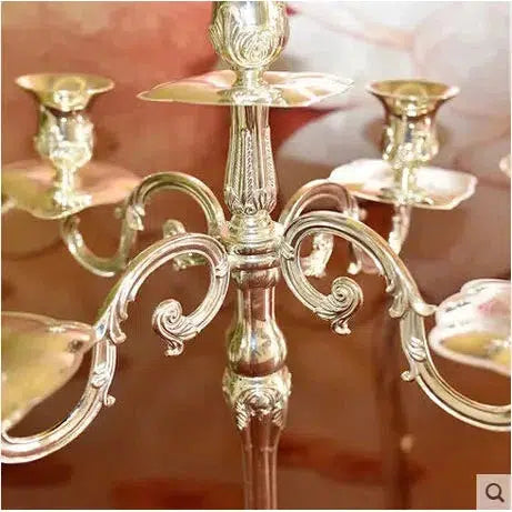 Luxury H65 /85/105cm 5lights Metal Candle Holders  