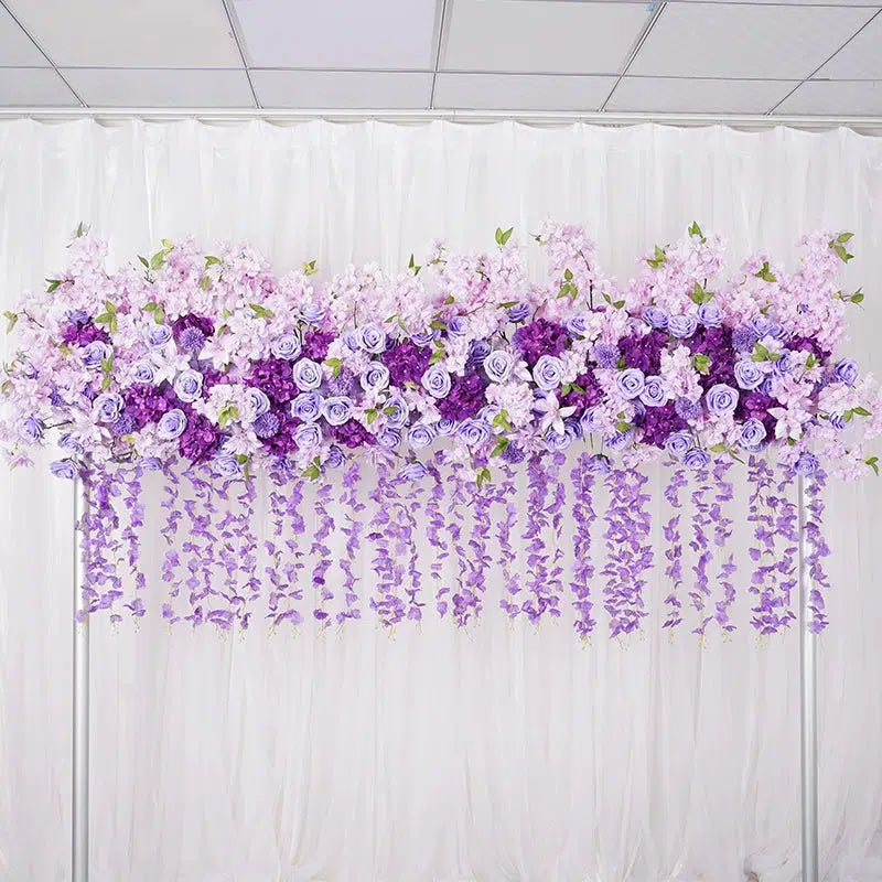 Luxury White Rose Cherry Blossom Hang Wisteria Floral Arrangement  