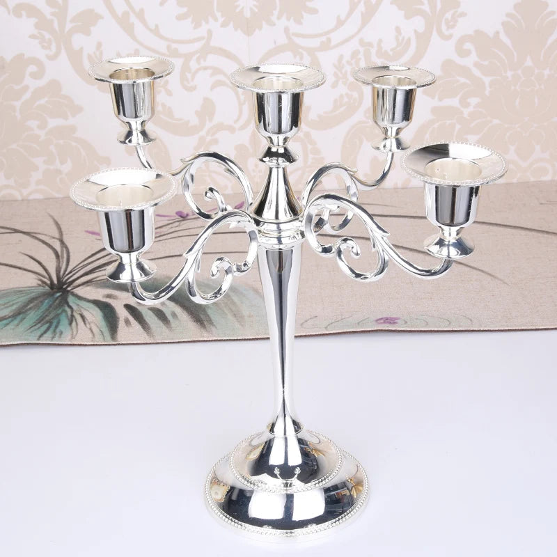 Metal Pillar Candle Holders  