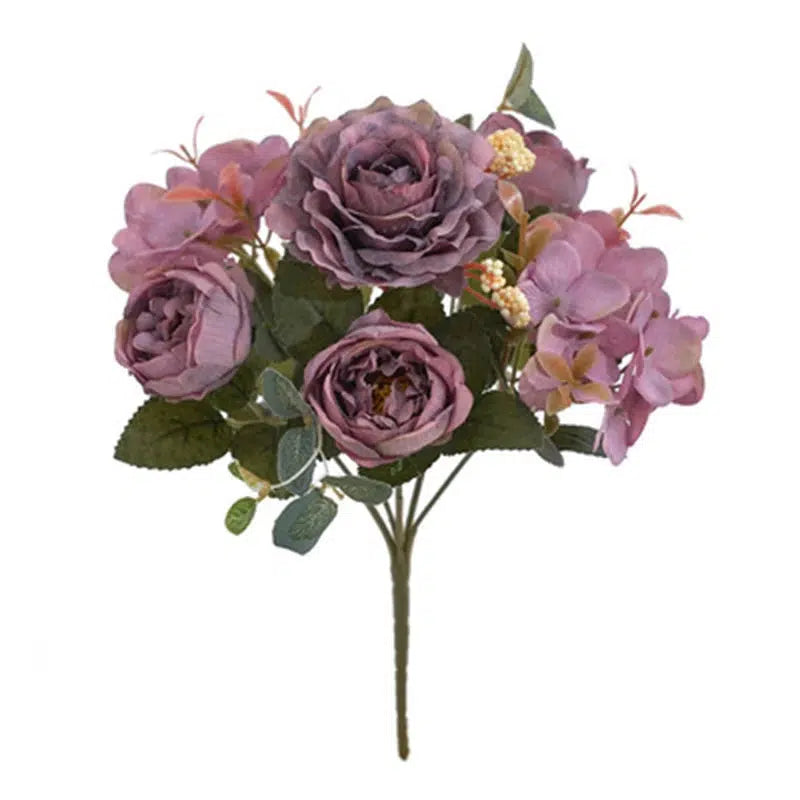 Pink Rose Silk Peony Artificial Flowers  