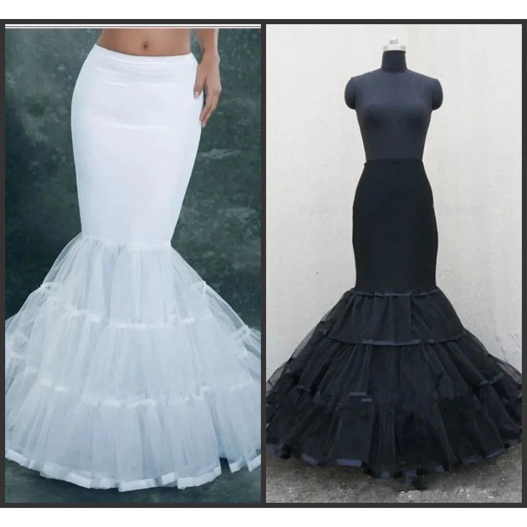 Plus Size Vintage Ball Gown mermaid Petticoat  