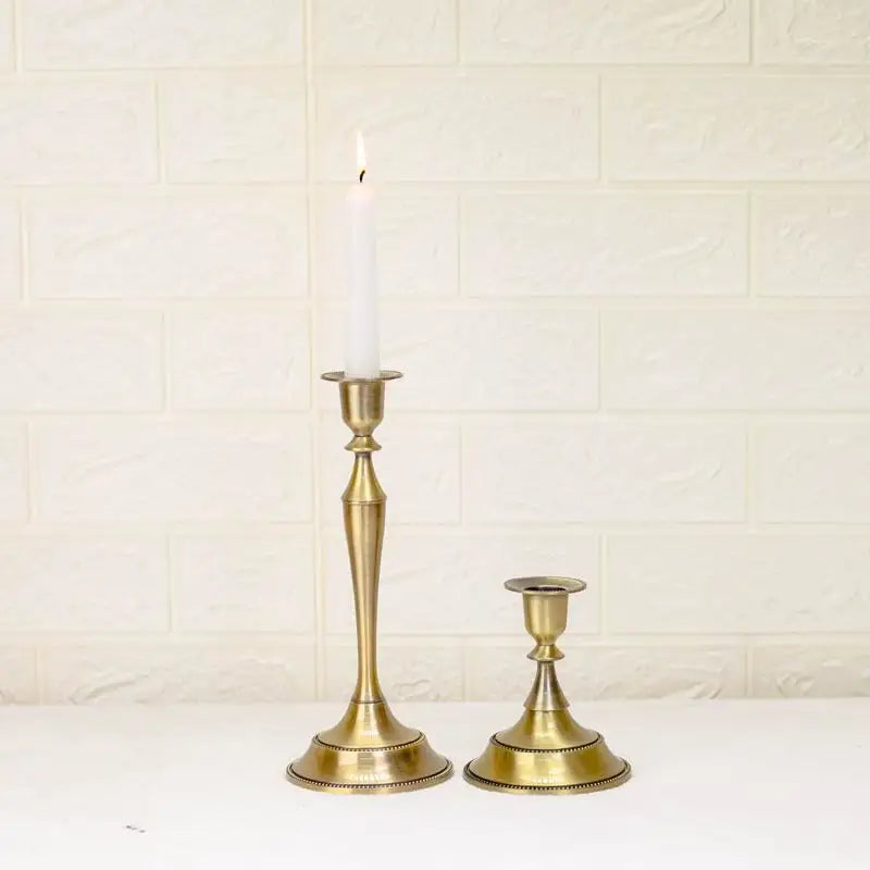 Romantic Candle Holder Bronze Candelabra  