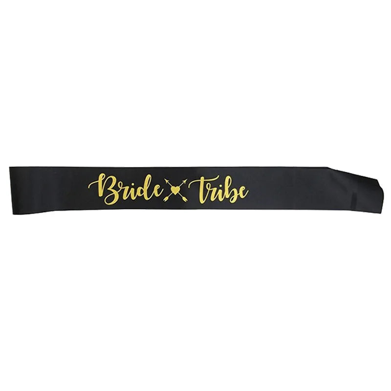 7/1Pcs Bride To Be Sash Wedding Decoration Bridal Shower Team Bride  