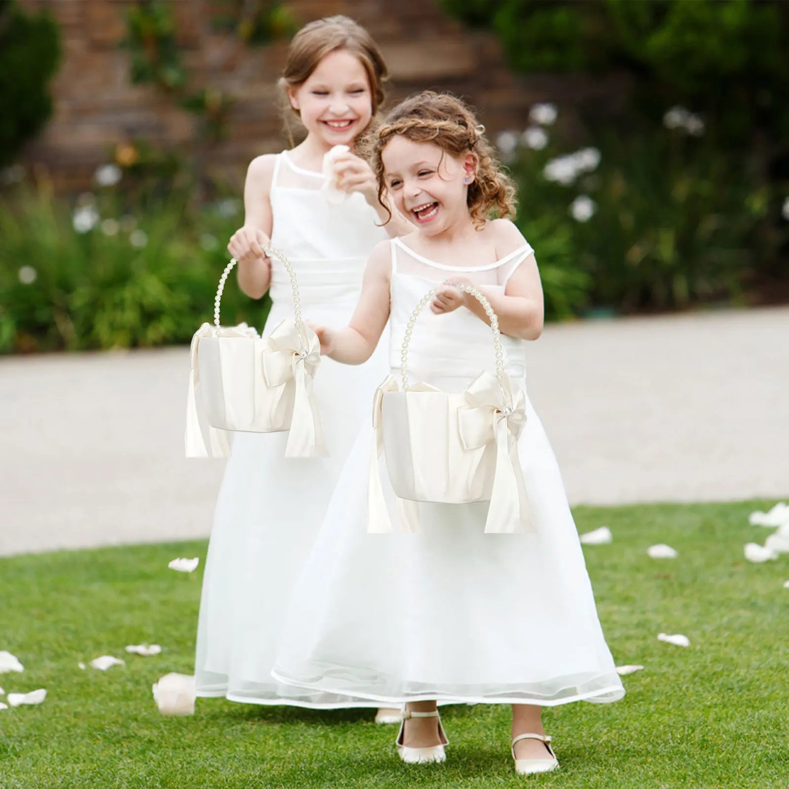 Flower Girls Basket and Ring Pillow  