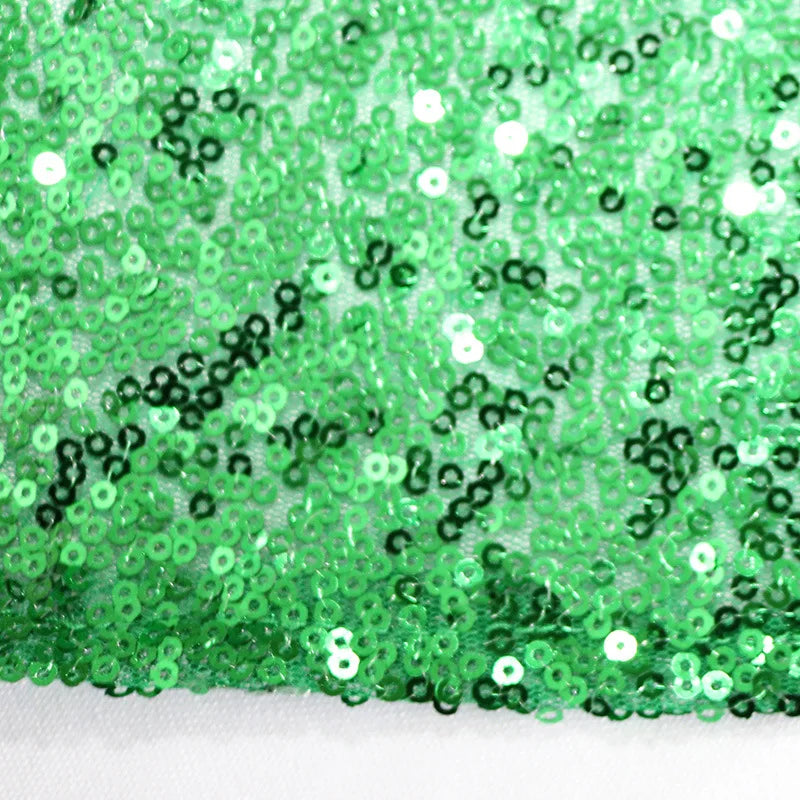 Green Round Sequin Tablecloth  