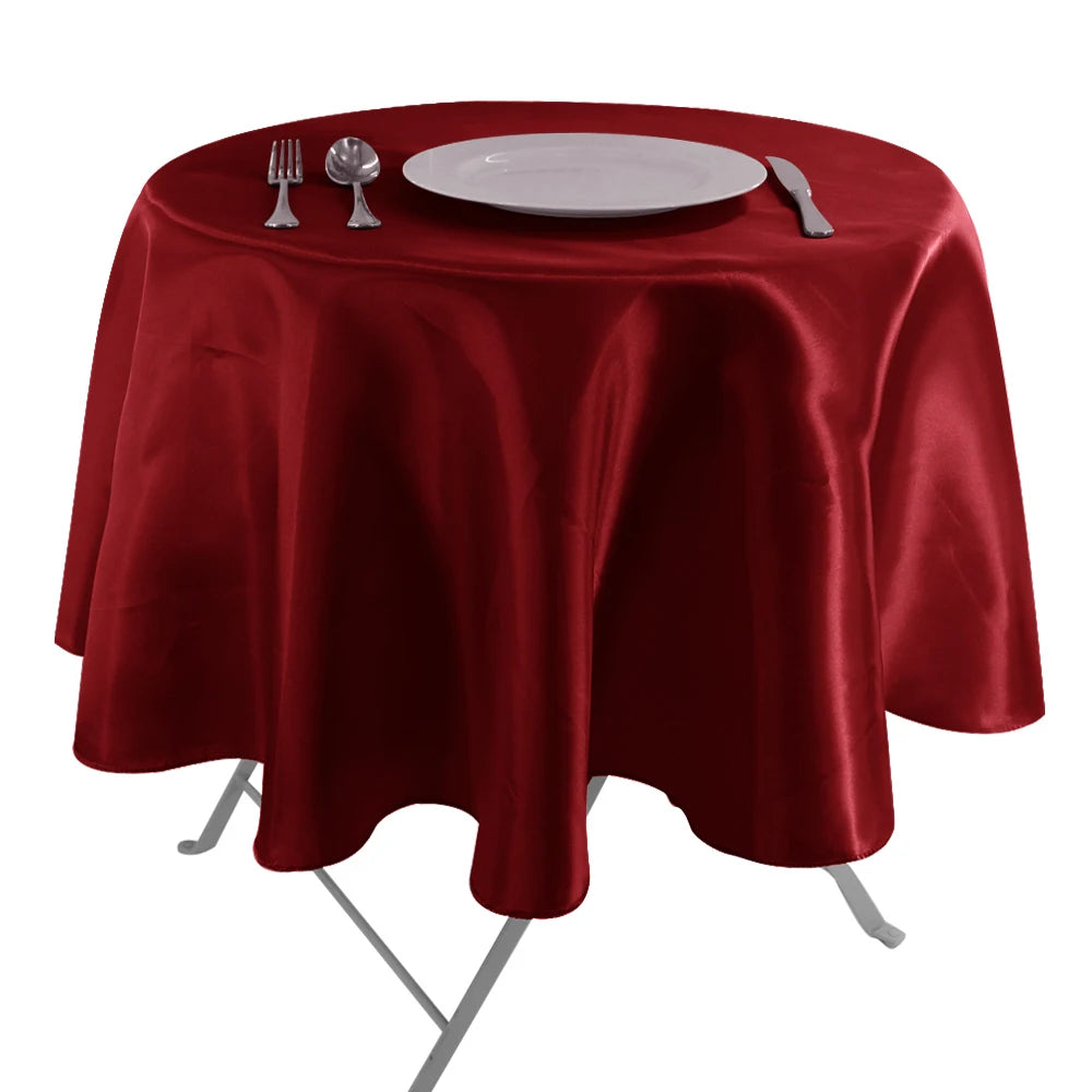 Satin Tablecloths Round  