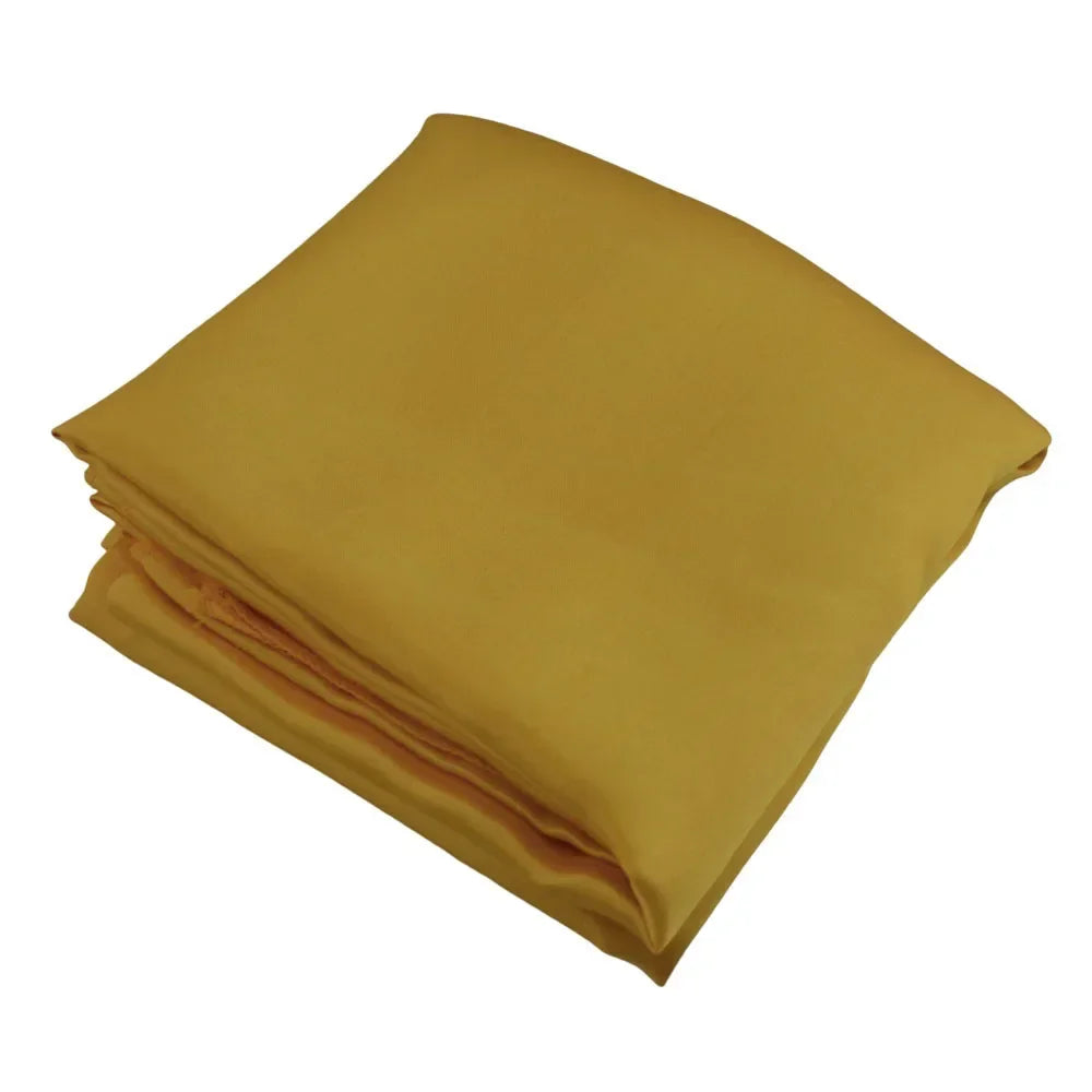 Gold Elegant Satin Rectangle Tablecloth  