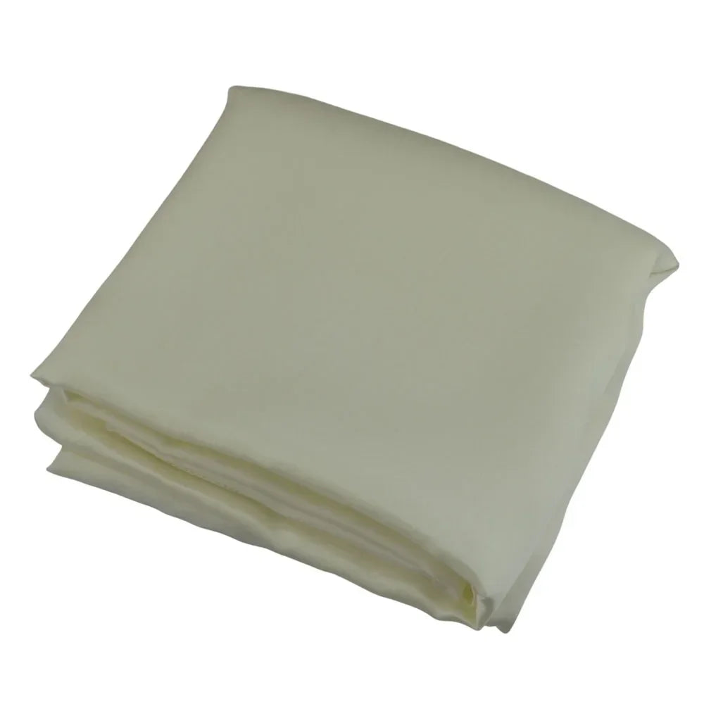 Ivory Elegant Satin Rectangle Tablecloth  