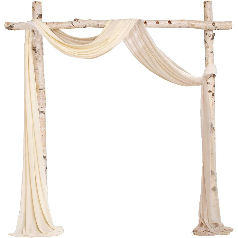 Wedding Arch Curtains Backdrop Decoration  