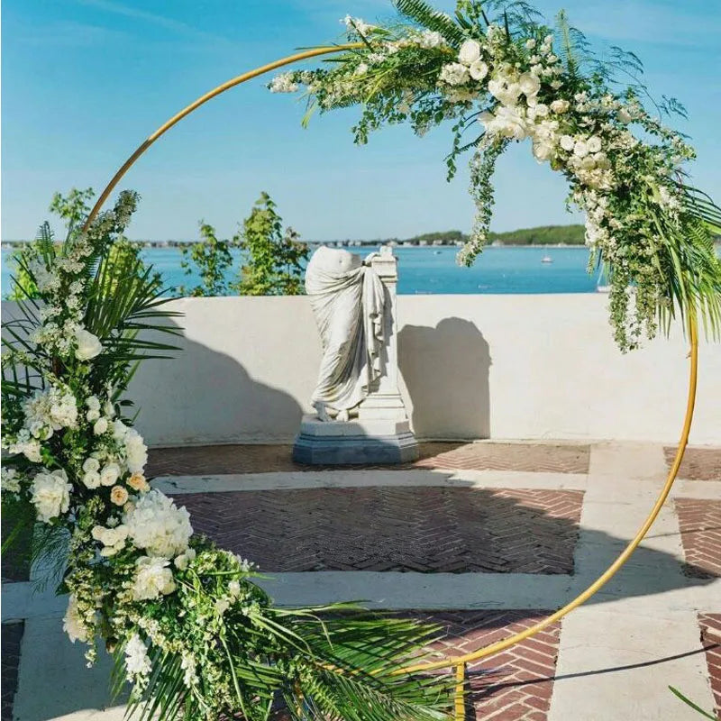 Metal Wedding Circle Arch Backdrop Stands  