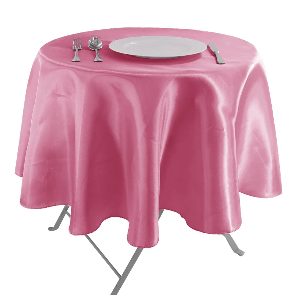 Satin Tablecloths Round  