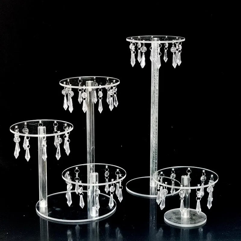 Transparent Crystal Cake Stand Acrylic  