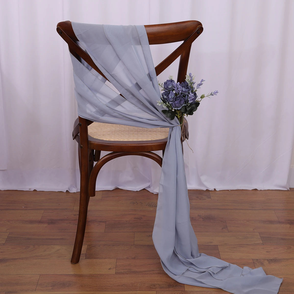 40PCS Chiffon Chair Sashes  