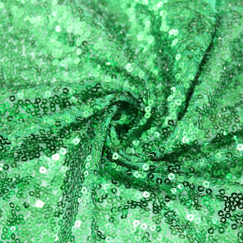 Green Round Sequin Tablecloth  