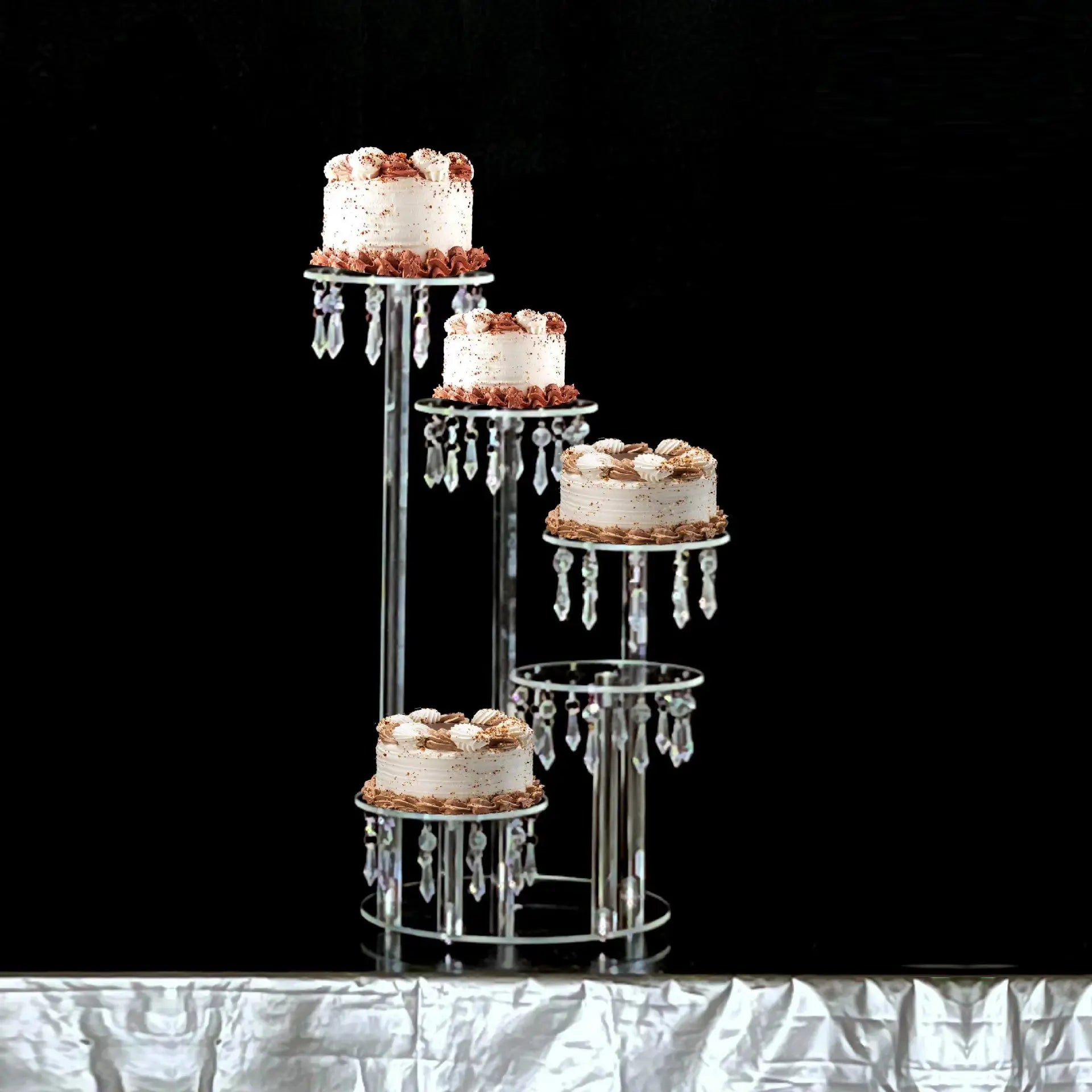 Transparent Crystal Cake Stand Acrylic  