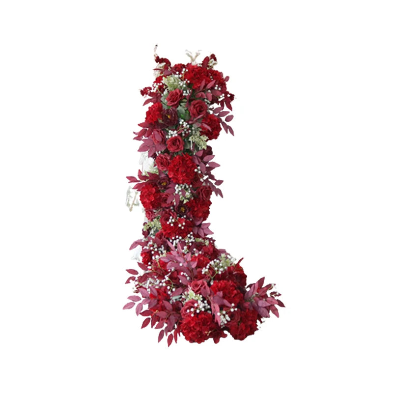 2m/1m/50cm Artificial Flower Row Table Centerpiece  