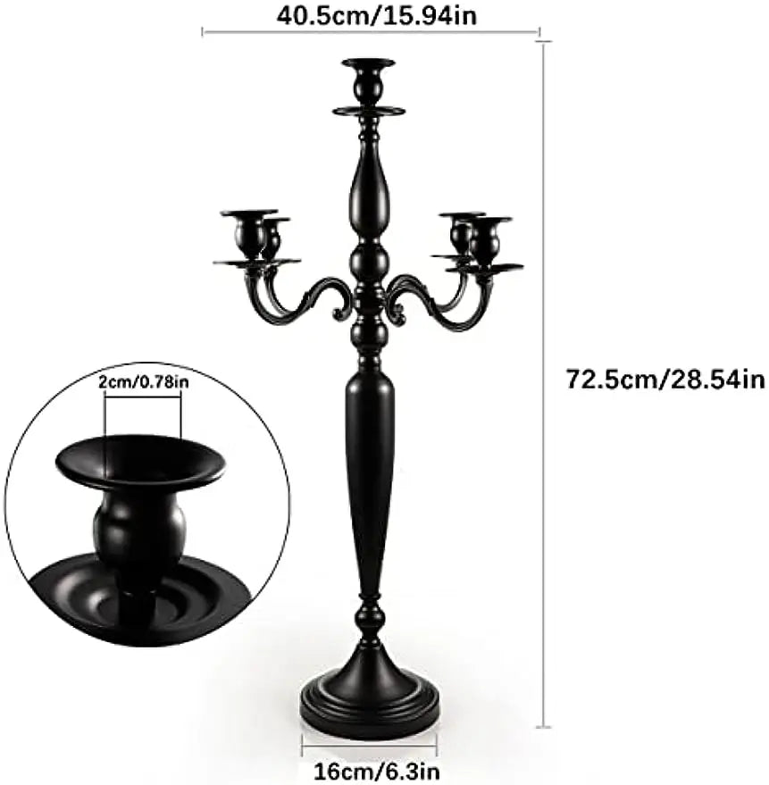 5 Arm Candelabra Candle Holder  