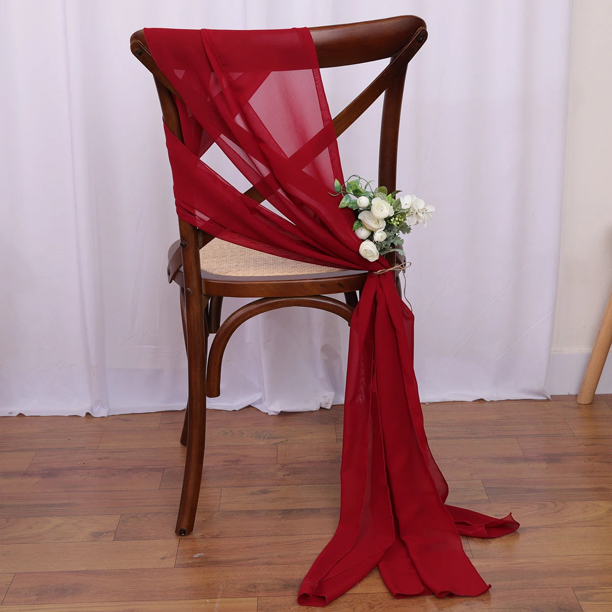 40PCS Chiffon Chair Sashes  