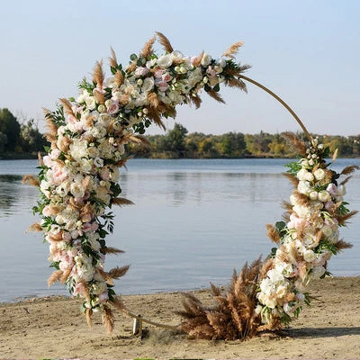 Metal Wedding Circle Arch Backdrop Stands  