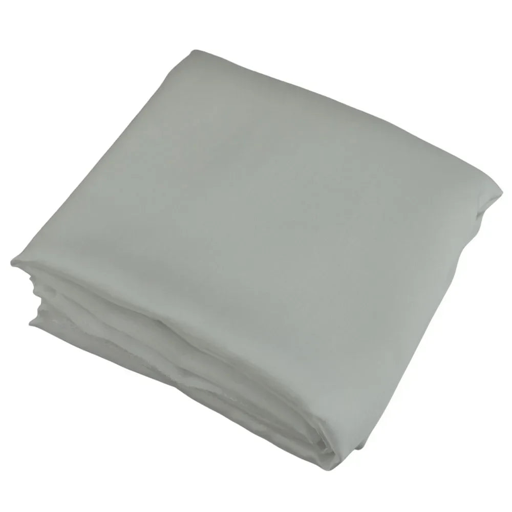 White Elegant Satin Rectangle Tablecloth  