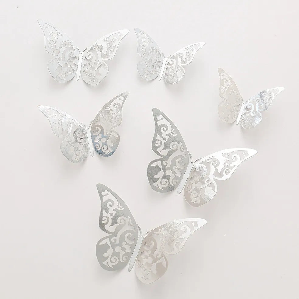 12PCS Butterfly Cake Decor  