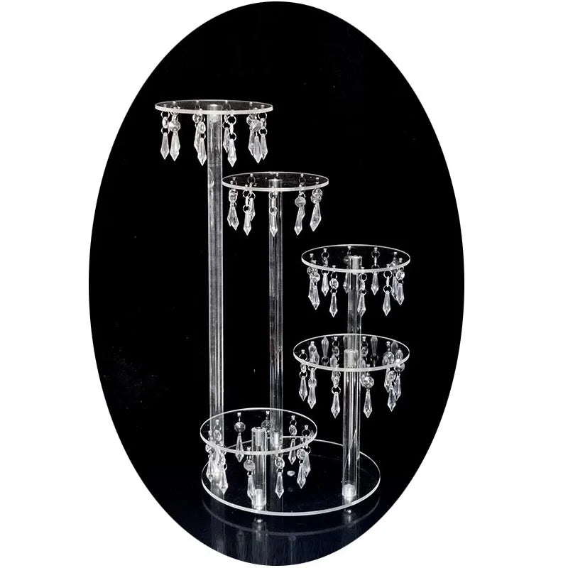 Transparent Crystal Cake Stand Acrylic  