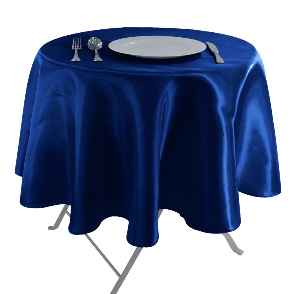 Satin Tablecloths Round  