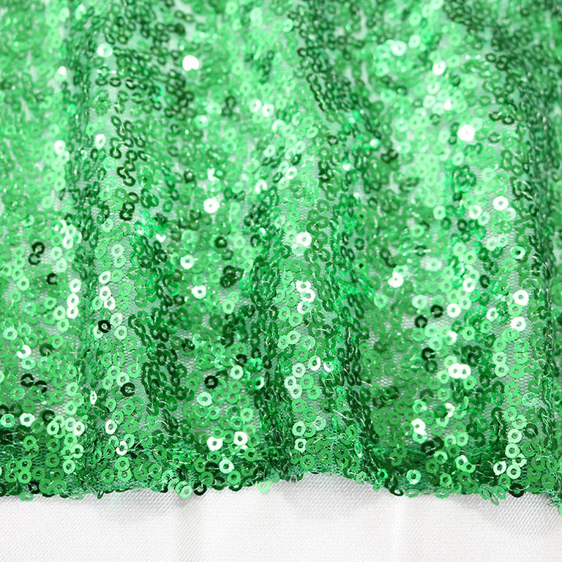 Green Round Sequin Tablecloth  