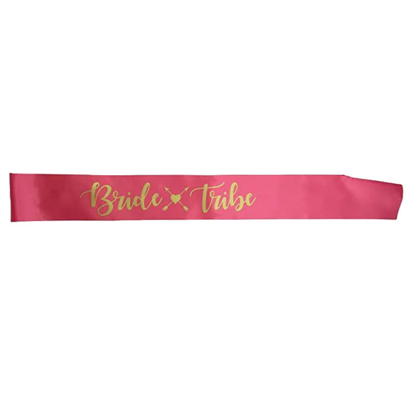 7/1Pcs Bride To Be Sash Wedding Decoration Bridal Shower Team Bride  