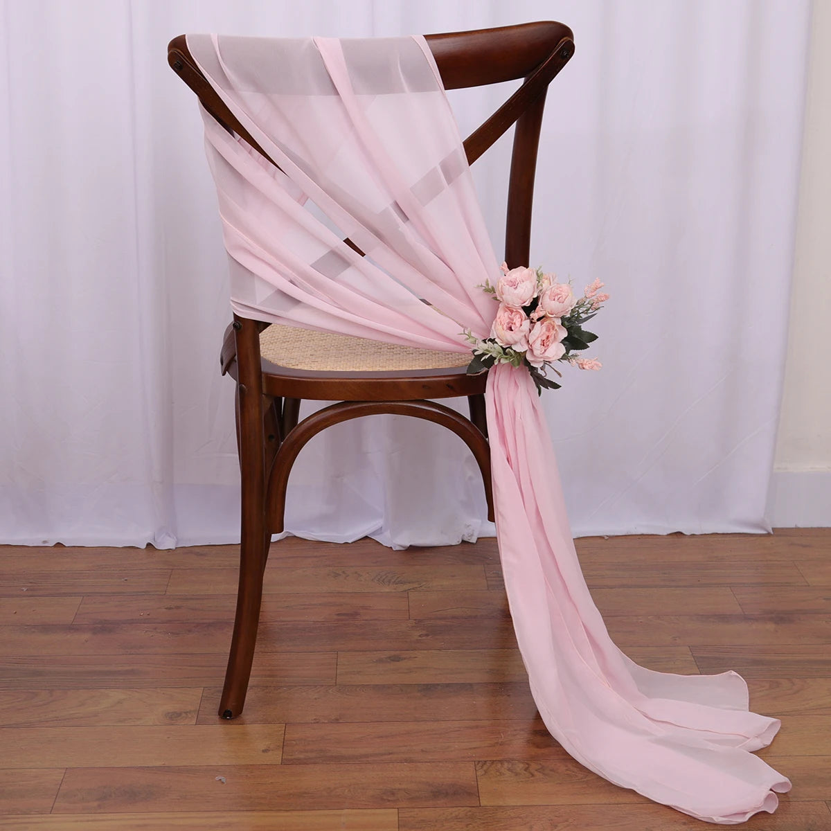 40PCS Chiffon Chair Sashes  