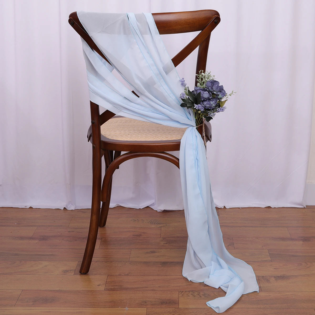 40PCS Chiffon Chair Sashes  