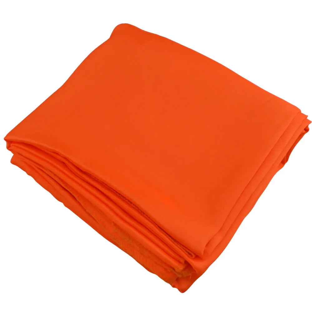 Orange Elegant Satin Rectangle Tablecloth  