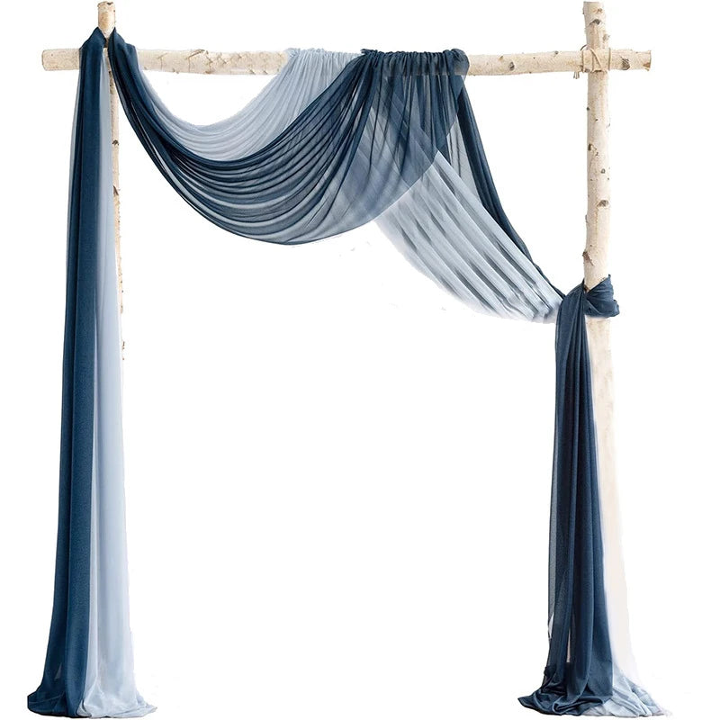 Wedding Arch Curtains Backdrop Decoration  