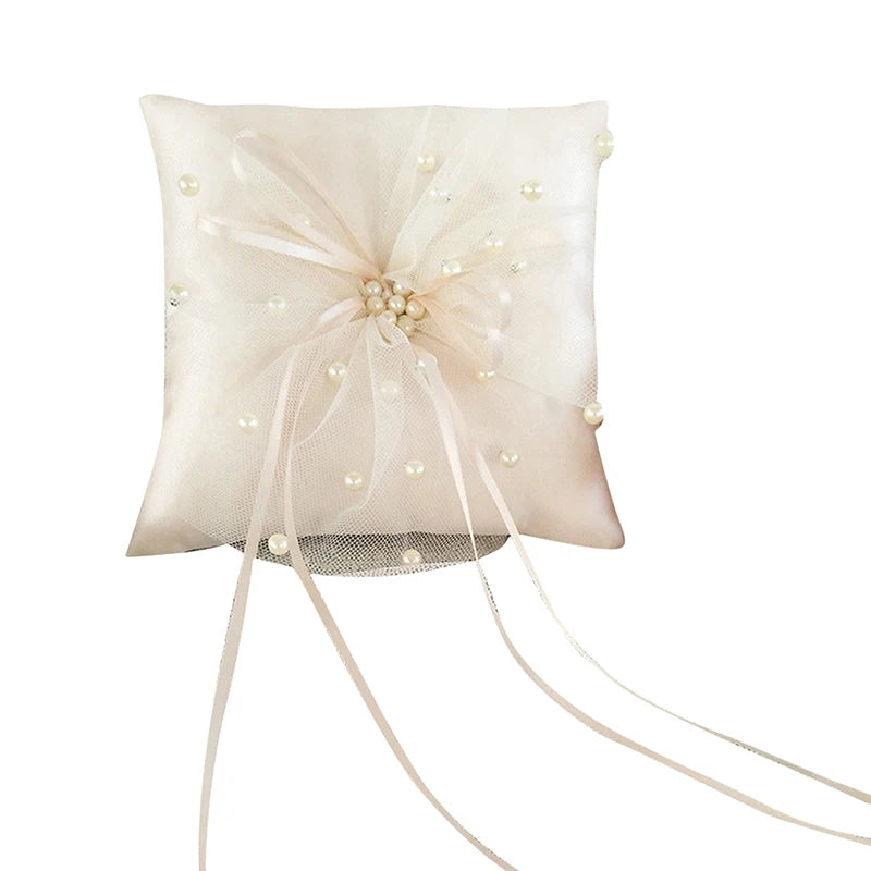 Romantic Bridal Wedding Ring Pillow  