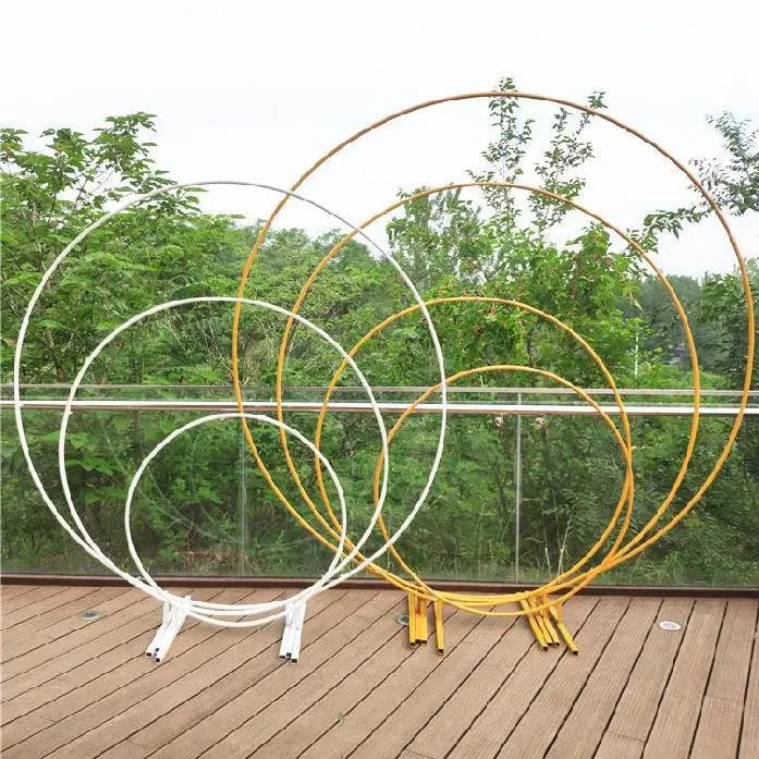 Metal Wedding Circle Arch Backdrop Stands  