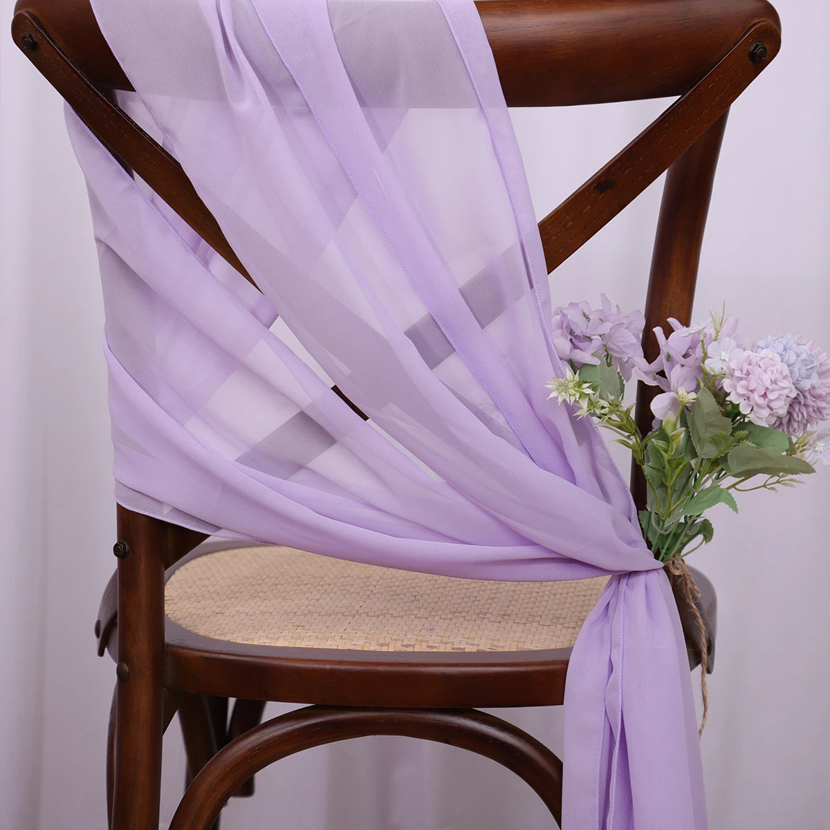 40PCS Chiffon Chair Sashes  