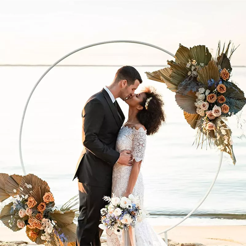 Metal Wedding Circle Arch Backdrop Stands  