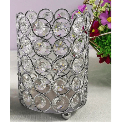 Crystal Candle Holder Silver /Gold Candlestick Candle  