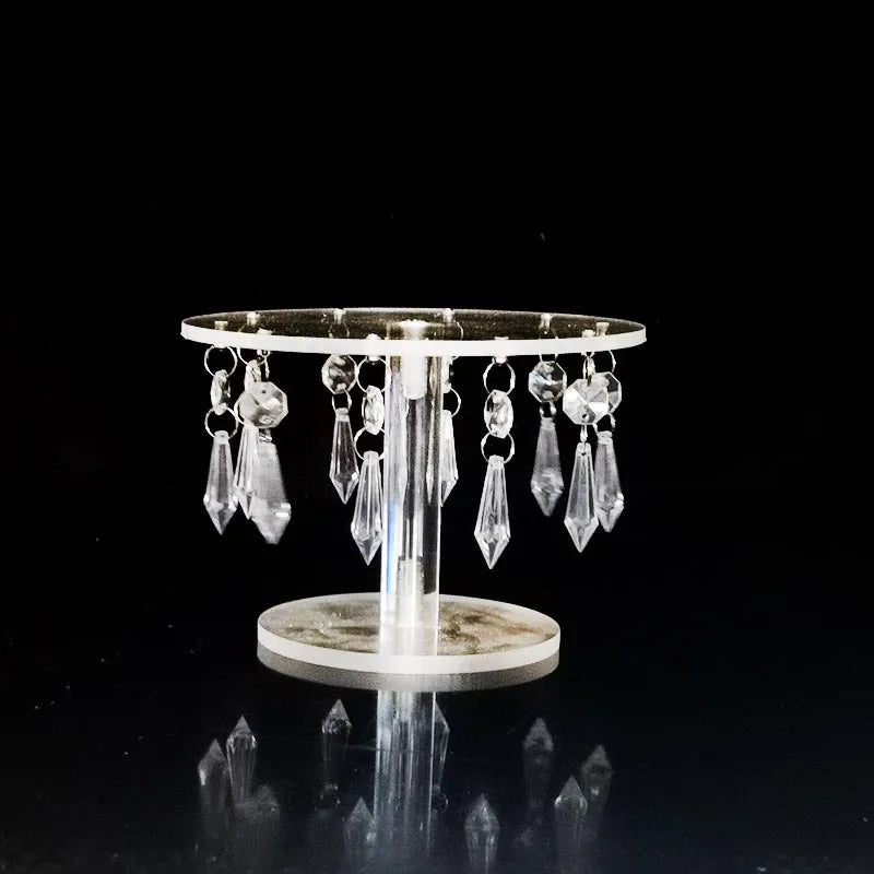 Transparent Crystal Cake Stand Acrylic  