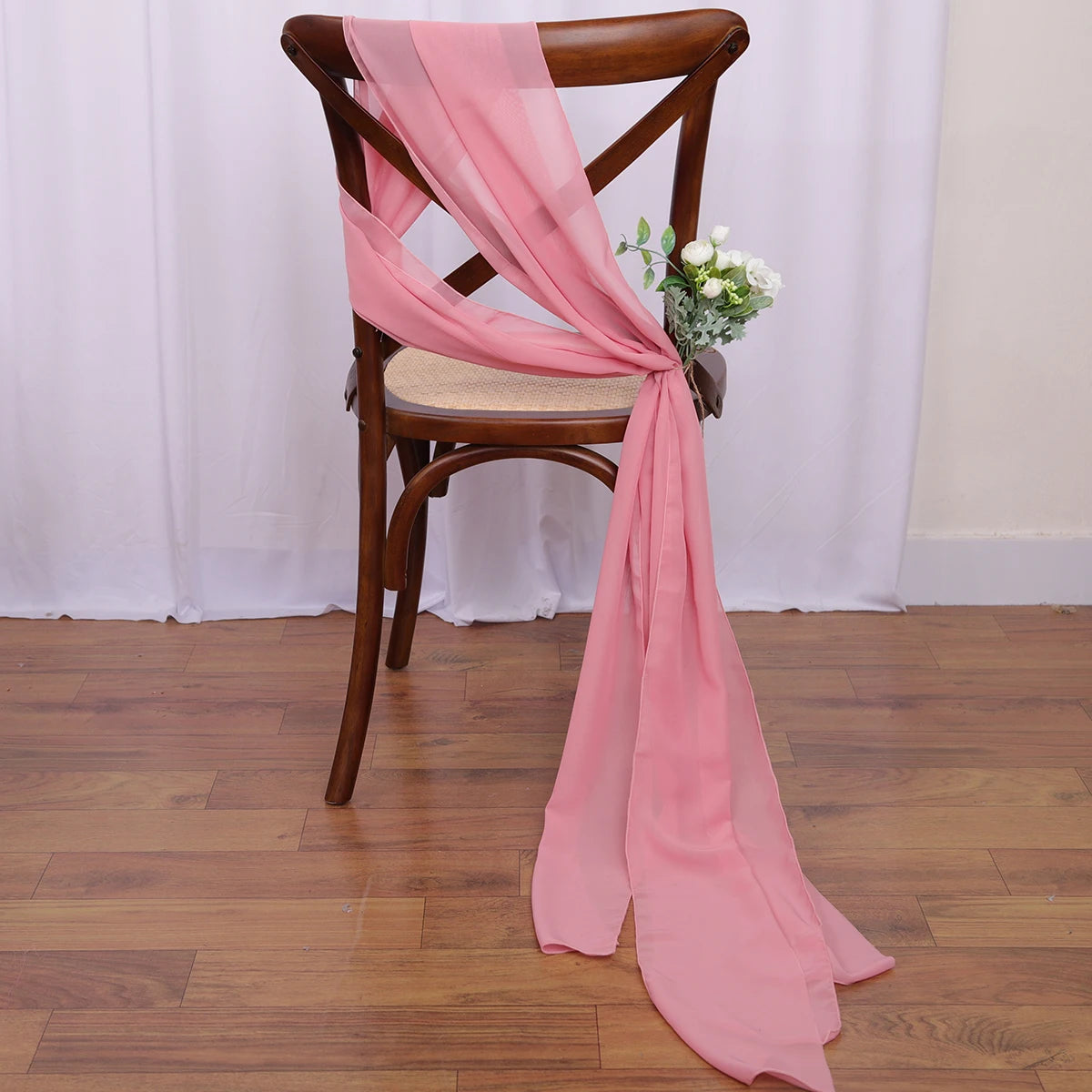 40PCS Chiffon Chair Sashes  