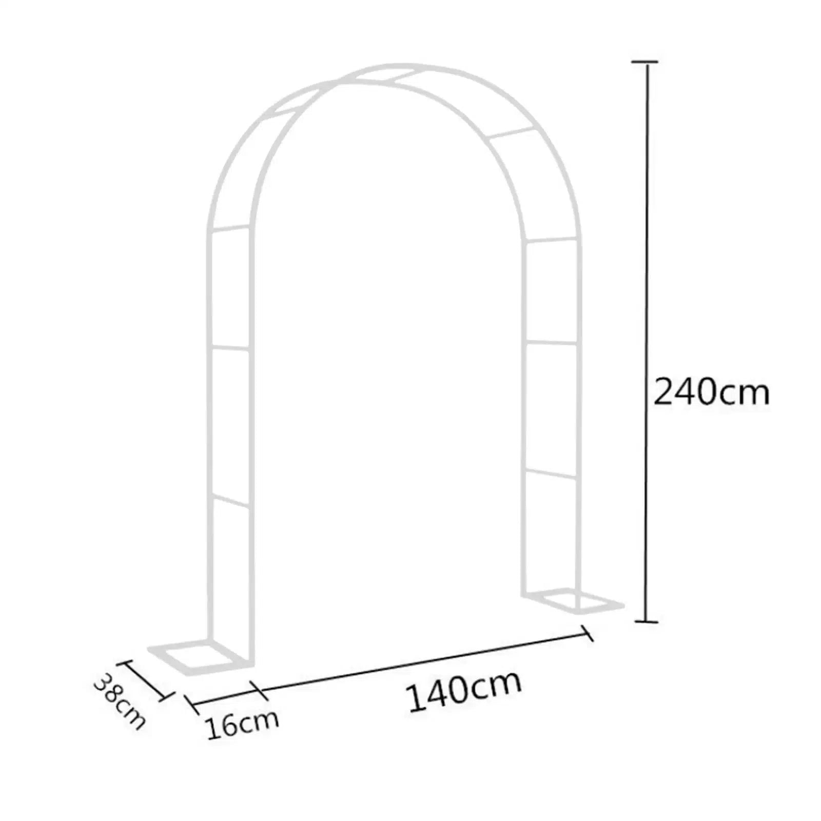 Garden Arch Wedding Trellis Arbour Arches Heavy Duty  