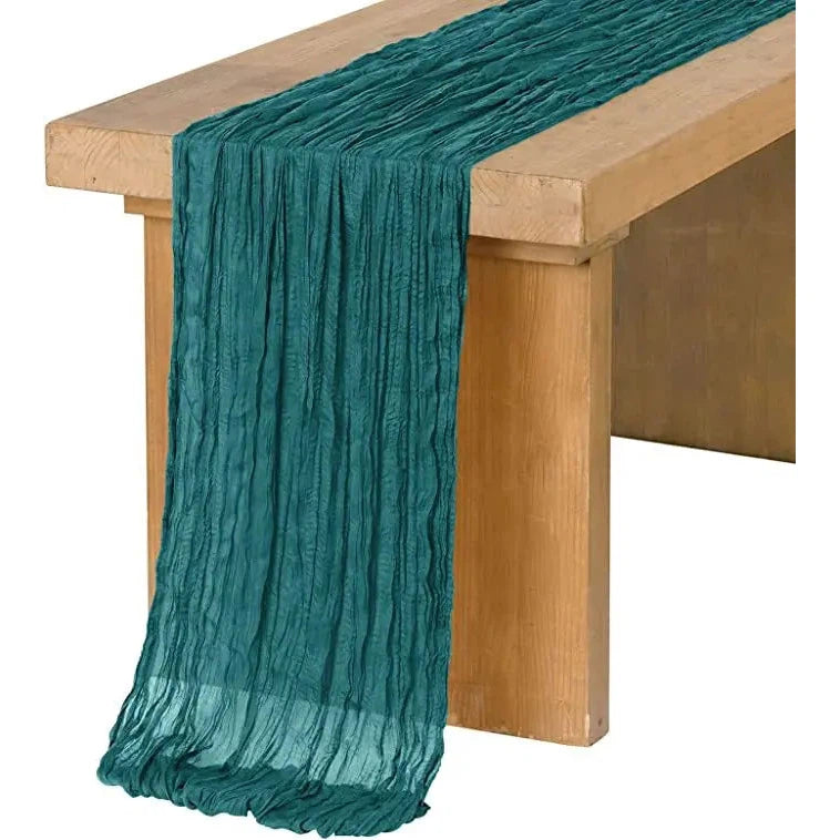 Semi-Sheer Table Runner Cheesecloth Gauze  