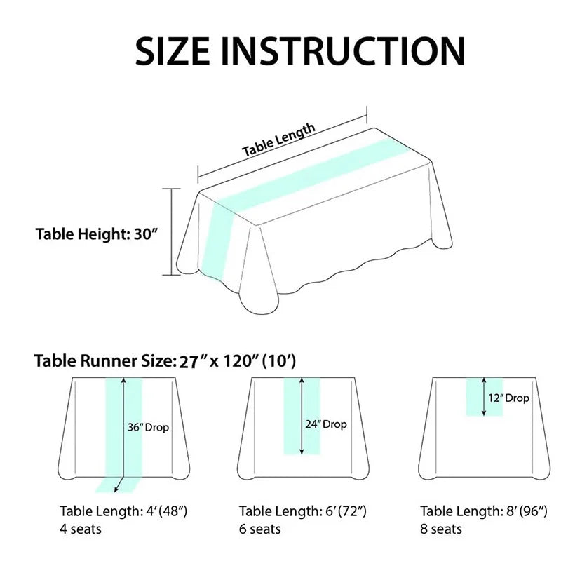 Semi-Sheer Table Runner Cheesecloth Gauze  