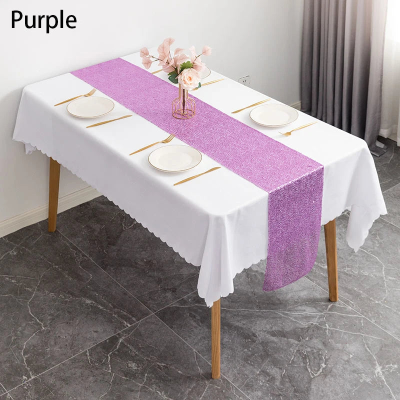 Sequin Table Runners Glitter  