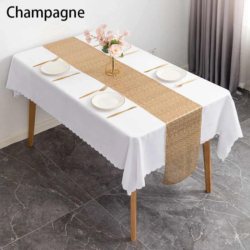 Sequin Table Runners Glitter  