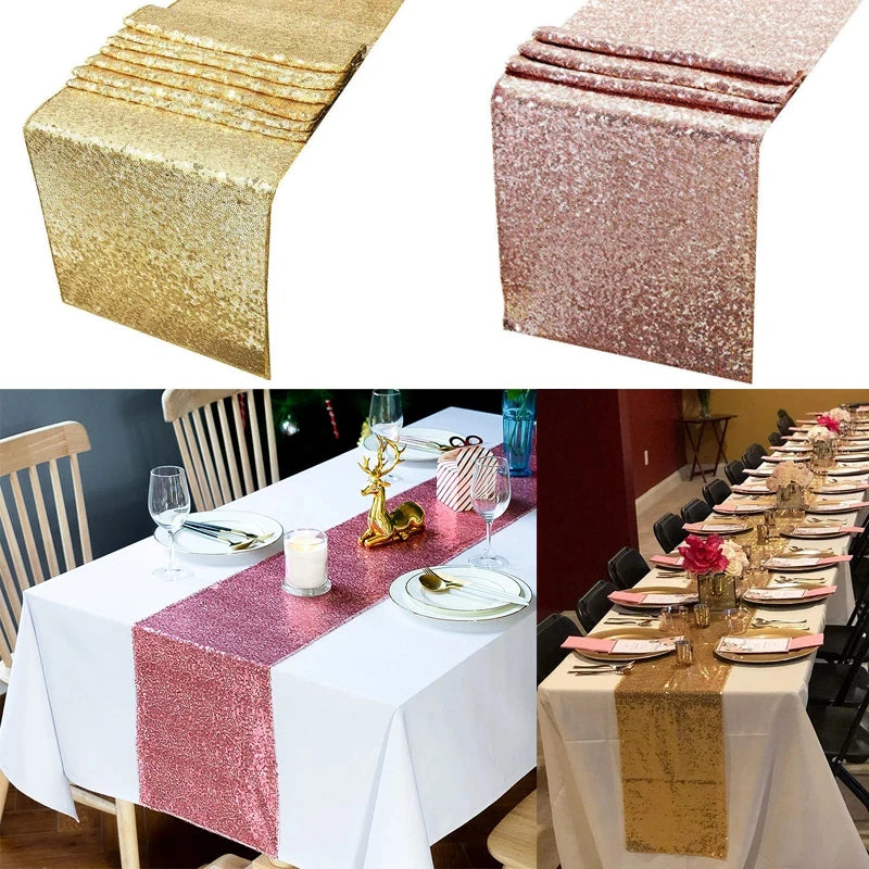 Sequin Table Runners Glitter  